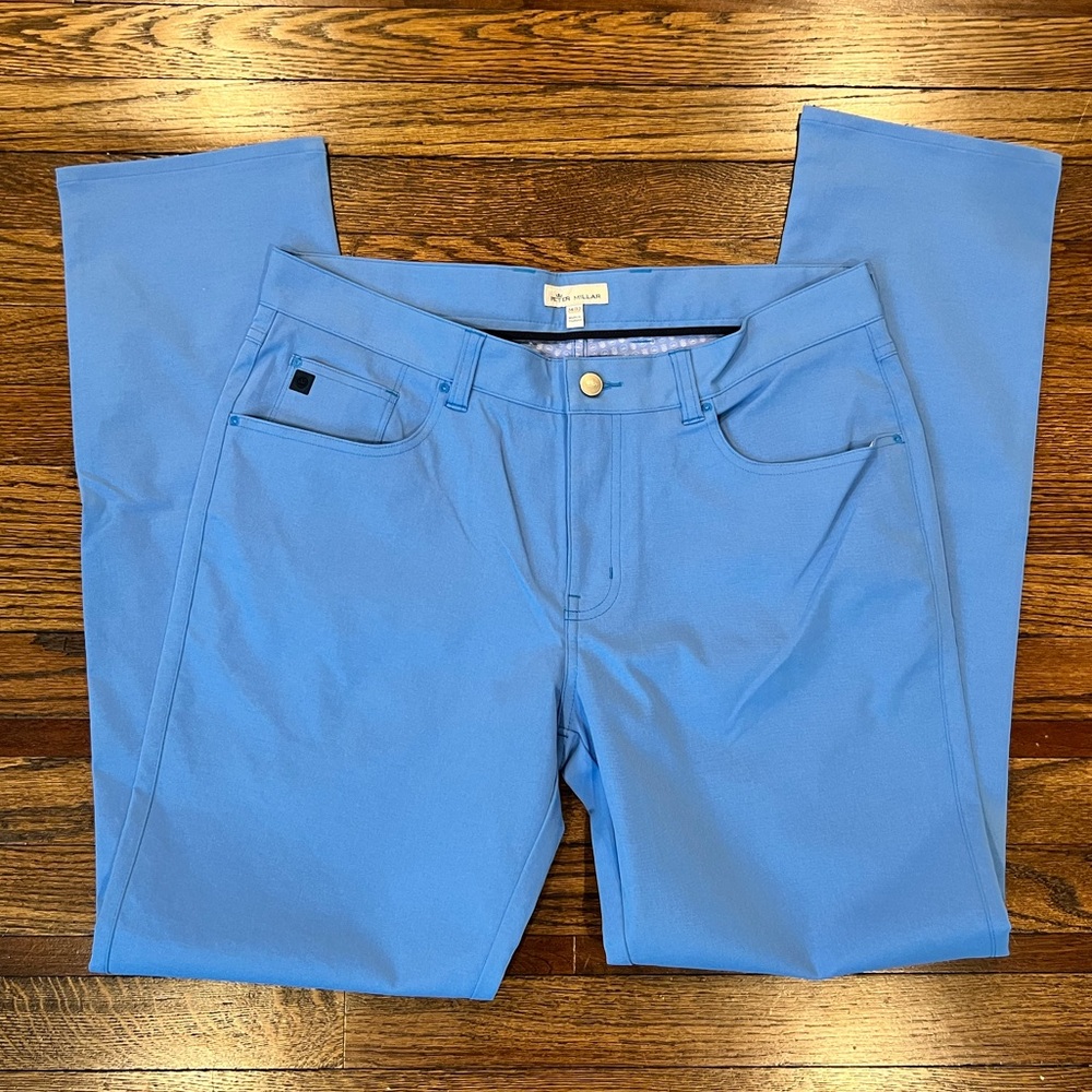 Peter Millar - Size 34/32 - Blue EB 66 Performance Pants - NUC
